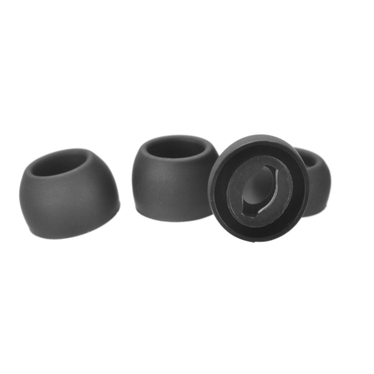 6 PCS Silicone Earplugs For TWS Samsung Galaxy Buds Pro(Medium Black)