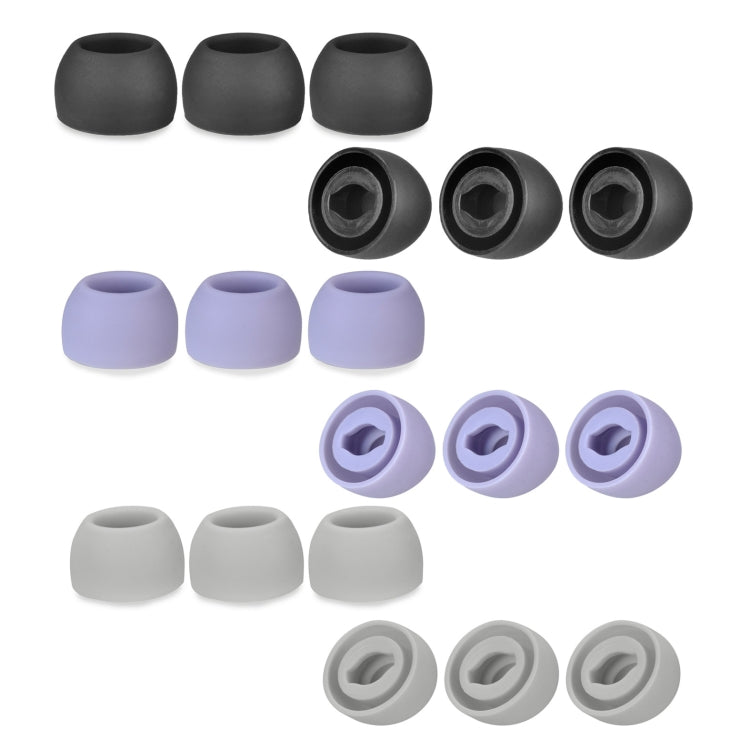 6 PCS Silicone Earplugs For TWS Samsung Galaxy Buds Pro( Large Purple)