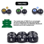 6 PCS Memory Foam Earplugs For TWS Jabra Elite 65T Sony WF-1000XM3 Real Wireless Headset Small