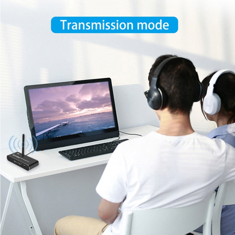 D09 2 In 1 AUX Wireless Bluetooth Receiver RCA Fiber Coaxial Bluetooth Transmitter - Audio Receiver Transmitter by PMC TechLife | Online Shopping South Africa | PMC TechLife