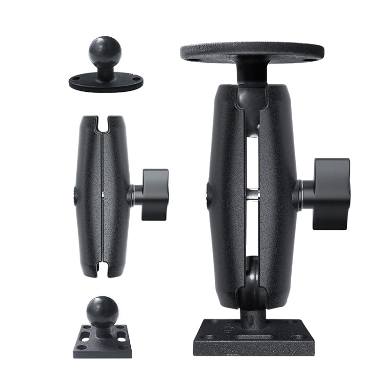 KZ06J Monitor Mount Tablet PC Aluminum Alloy Agricultural Machinery Bracket, Style: Ellipse+Link+Middle Square - Desktop Holder by PMC TechLife | Online Shopping South Africa | PMC TechLife