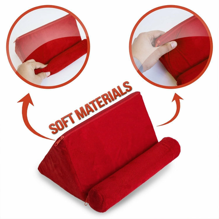Pillow Phone Tablet Bracket Lazy Bracket Car Cushion Tablet Bracket(Red) - Lazy Bracket by PMC TechLife | Online Shopping South Africa | PMC TechLife