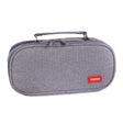 Large Capacity Multi-layer Portable Stationery Bag Canvas Pen Bag(Grey) - free shipping - PMC TechLife - Order now!