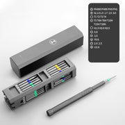 GREENER Screw Knife Set Disassembling Maintenance Tool, Series: 30 In 1 Aluminum Barrel
