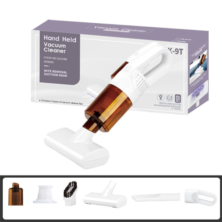 K9T 6W 3000 Pa Wireless Mite Removal Instrument Handheld Portable Vacuum Cleaner(White) - free shipping - PMC TechLife - Order now!