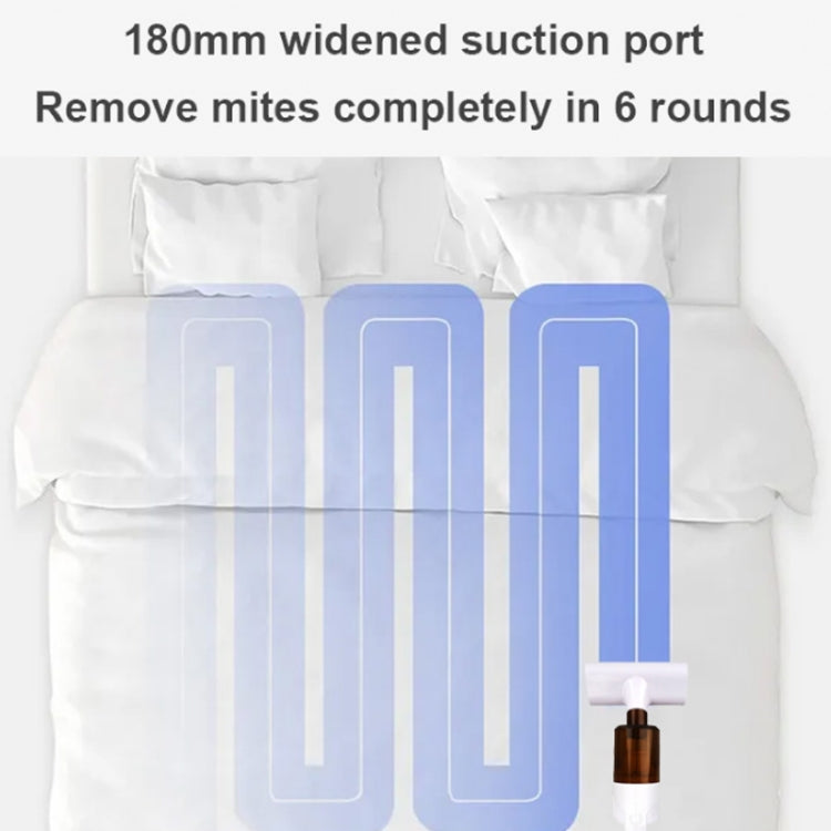 K9T 6W 3000 Pa Wireless Mite Removal Instrument Handheld Portable Vacuum Cleaner(White) - free shipping - PMC TechLife - Order now!