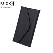 1655 RFID Anti-magnetic Anti-theft Passport Bag Document Bag Card Bag(Red)