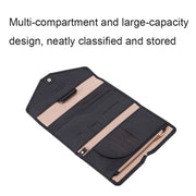 1655 RFID Anti-magnetic Anti-theft Passport Bag Document Bag Card Bag(Deep Blue)