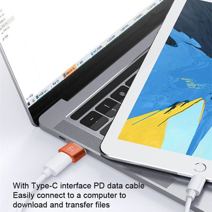 10 PCS HOWJIM HJ003 Type-C To USB3.0 Adapter Support Charging & Data Cable Transfer(Silver) - Type-C Adapter by HOWJIM | Online Shopping South Africa | PMC Jewellery | Buy Now Pay Later Mobicred