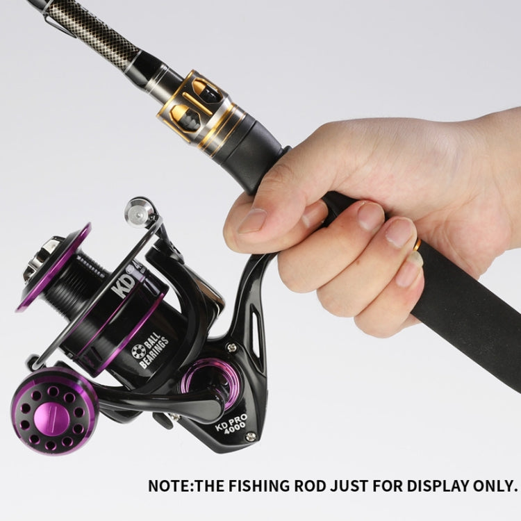 Metal Spinning Wheel Long-range Fish Wire Wheel, Style: KD6000 (EVA Grip)
