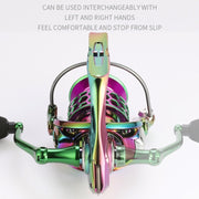 Colorful Metal Fish Line Wheel Long Throw Sea Rod Spinning Wheel, Specification: SK3000