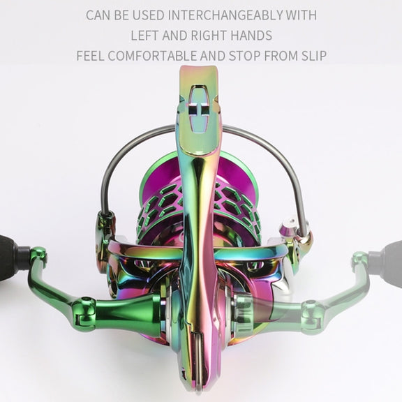 Colorful Metal Fish Line Wheel Long Throw Sea Rod Spinning Wheel, Specification: SK3000