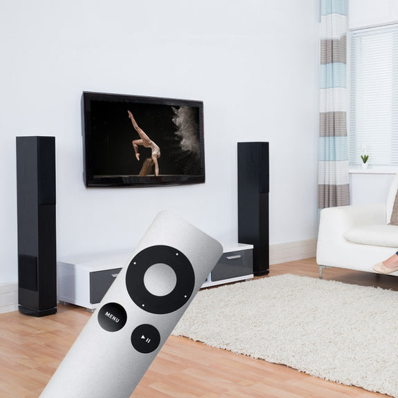 MC377LL/A TV Remote Control Suitable For Apple TV 1/2/3(Silver Gray)