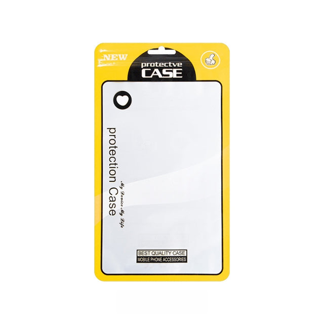 100 PCS  Ziplock Bags Plastic Bags Mobile Phone Case Packaging Bags(12 x 21cm Yellow)