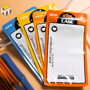 100 PCS  Ziplock Bags Plastic Bags Mobile Phone Case Packaging Bags(12 x 21cm Yellow)