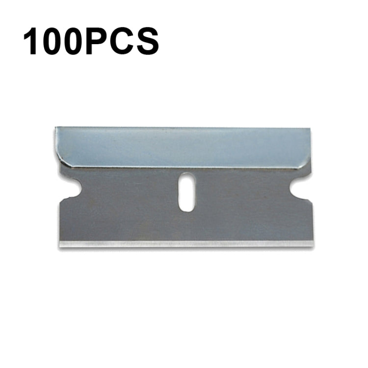 100 PCS A25 Car Film Mobile Phone Screen Auxiliary Tool Single Sided Stainless Steel Blade - Others by PMC TechLife | Online Shopping South Africa | PMC TechLife