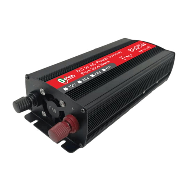 Gurxun 8000W High Power Household Car Sine Wave Inverter, Specification: 12V To 220V
