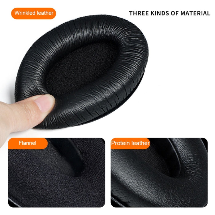 2 PCS Breathable Foam Headphone Sleeves Earmuffs For Sennheiser HD200 Pro, Spec: Protein