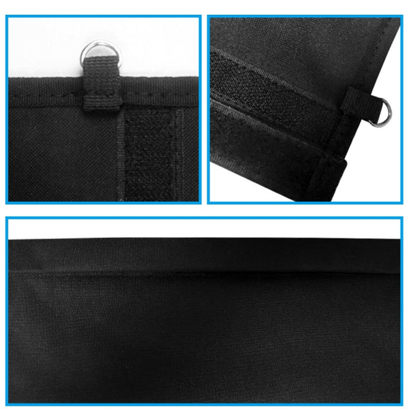 Car Key Signal Shielding Bag Tablet Mobile Phone Privacy Protective Cover Large(Black)