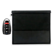 Car Key Signal Shielding Bag Tablet Mobile Phone Privacy Protective Cover Large(Black)