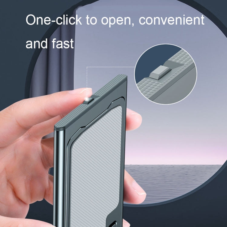028 Portable Foldable Aluminum Alloy Phone Live Holder(Silver)