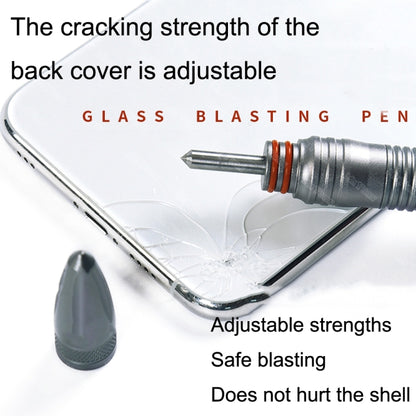 MaYuan Protect Glass Back Cover Broken Screen Pen Phone Glass Blasting Pen(Black) - free shipping - PMC Jewellery - Order now!