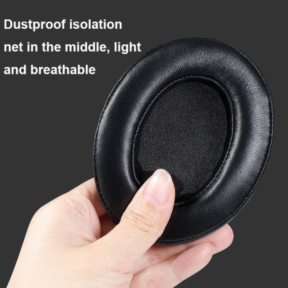 2 PCS Breathable Foam Headphone Earmuffs with Buckle For Sennheiser Momentum 3, Spec: Black Protein
