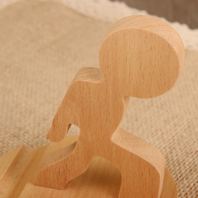 Wooden Mobile Phone Bracket Beech Lazy Mobile Phone Holder,Style: Staunch - Desktop Holder by PMC TechLife | Online Shopping South Africa | PMC TechLife