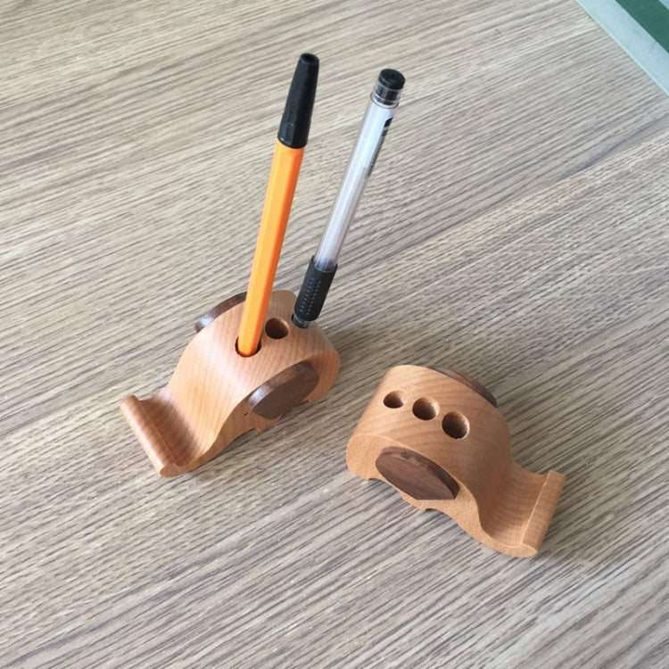 Wooden Mobile Phone Bracket Beech Lazy Mobile Phone Holder,Style: Elephants - Desktop Holder by PMC TechLife | Online Shopping South Africa | PMC TechLife