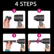One Pair Long Barrels +1 Adapter For Dyson Hair Dryer Curling Iron Accessories