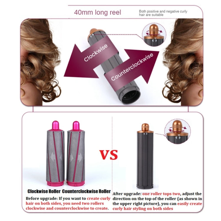 13.4cm Upgraded Long Barrel Curling Iron for Dyson HD01/02/03/04/08 Hair Dryer  30mm Gold