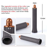 13.4cm Upgraded Long Barrel Curling Iron for Dyson HD01/02/03/04/08 Hair Dryer  30mm Gold