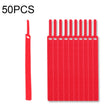 50 PCS Needle Shape Self-adhesive Data Cable Organizer Colorful Bundles 12 x 115mm(Red) - Cable Organizer by PMC TechLife | Online Shopping South Africa | PMC TechLife