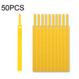 50 PCS Needle Shape Self-adhesive Data Cable Organizer Colorful Bundles 12 x 115mm(Yellow) - Cable Organizer by PMC TechLife | Online Shopping South Africa | PMC TechLife