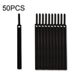 50 PCS Needle Shape Self-adhesive Data Cable Organizer Colorful Bundles 10 x 130mm(Black) - Cable Organizer by PMC TechLife | Online Shopping South Africa | PMC TechLife | Buy Now Pay Later Mobicred