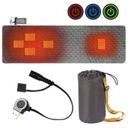 Winter Outdoor Camping Smart Portable Heating Sleeping Pad(Gray)