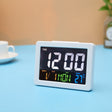 G2000 Color Screen Date Temperature Display Alarm Clock Desk Clock(White) - Alarm Clocks by PMC TechLife | Online Shopping South Africa | PMC TechLife