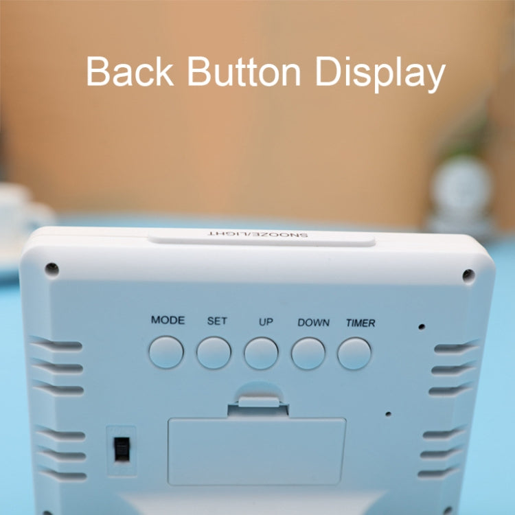 G2000 Color Screen Date Temperature Display Alarm Clock Desk Clock(White) - Alarm Clocks by PMC TechLife | Online Shopping South Africa | PMC TechLife