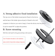 Tablet Router TV Box Wall Mount Bracket Holder(White)