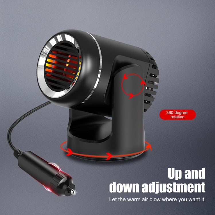 12V 130W Car Heating and Cooling Dual-use Fan Glass Defogging and Defrosting Heater(Black) - free shipping - PMC TechLife - Order now!