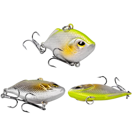 3 PCS PROBEROS DW1044 4.5cm/8.5g Lure Fake Bait Iconic Plastic VIB Hard Bait(G) - free shipping - PMC Jewellery - Order now!