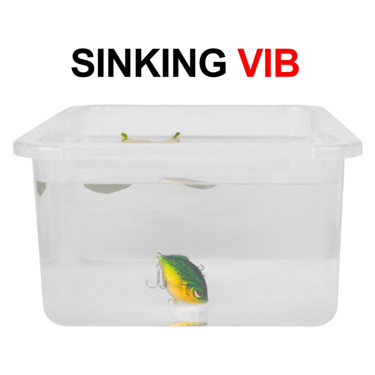 3 PCS PROBEROS DW1044 4.5cm/8.5g Lure Fake Bait Iconic Plastic VIB Hard Bait(G) - free shipping - PMC Jewellery - Order now!