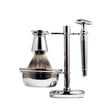 Men Manual Vintage Metal Shaver Stand Set(Silver) - free shipping - PMC TechLife - Order now!