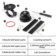 For AirTag Bicycle Hidden Locator Anti-theft Ring Bell Generation 3