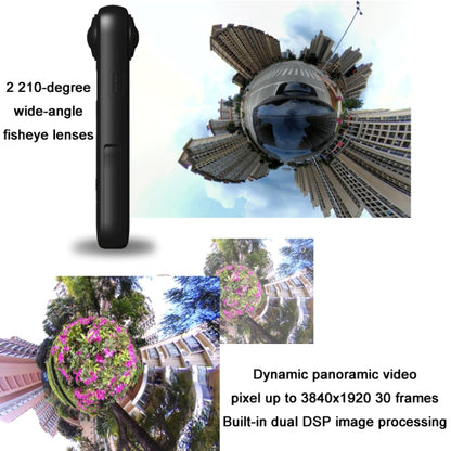 IJOYER A3S 4K Cycling Anti-Shake 360 Panoramic Action Camera(Black) - free shipping - PMC Jewellery - Order now!