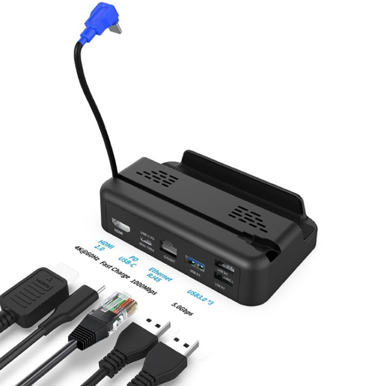 PGTECH For Steam Deck Game Console Base Support Data Transmission With Network Port - free shipping - PMC Jewellery - Order now!