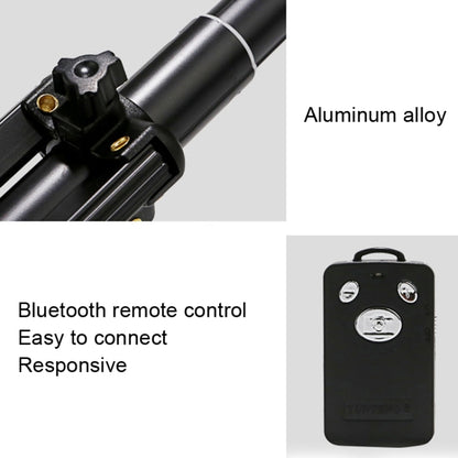 YUNTENG 1688 Selfie Stick Tripod Bluetooth Remote Control Camera Stand(Black) - free shipping - PMC Jewellery - Order now!