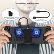 JYS For Steam Deck/Switch/OLED Game Console Cooling Fan With Bracket