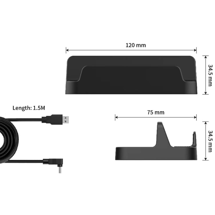 PGTECH For Steam Deck Console Holder With Charging Cable(2 PCS/Set) - Other Accessories by PMC Jewellery | Online Shopping South Africa | PMC Jewellery | Buy Now Pay Later Mobicred