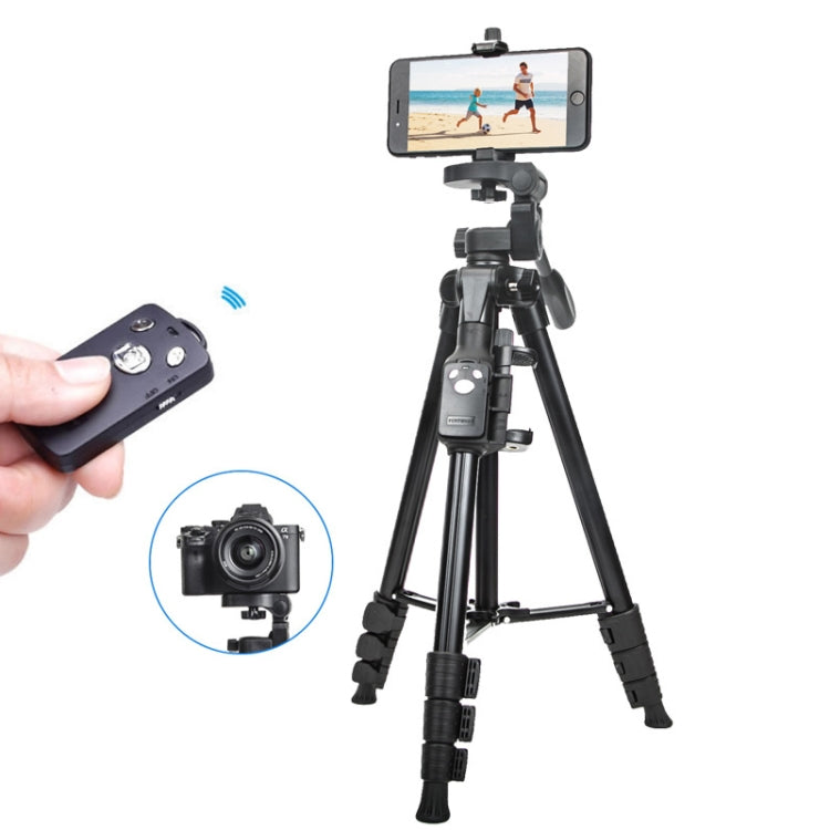 YUNTENG 6108 Camera Tripod With Mobile Phone Bluetooth Remote Control - free shipping - PMC Jewellery - Order now!